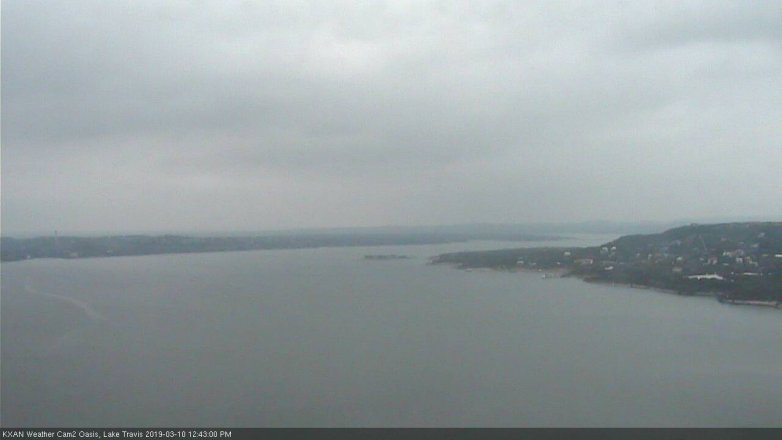 Lake Travis webcam, March 10, 2019 11:45 AM CT