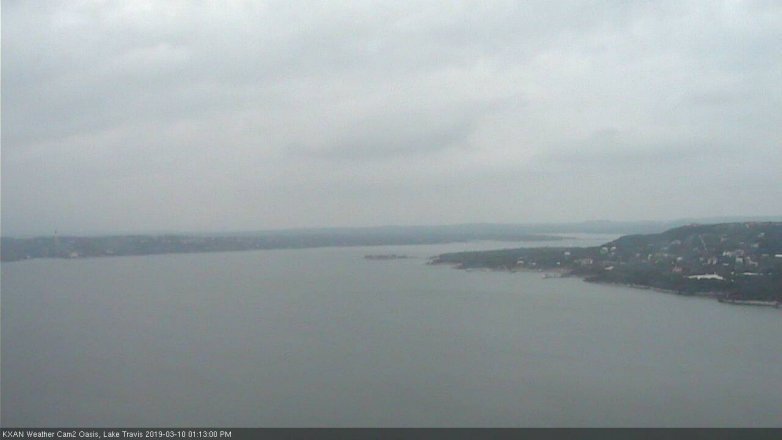 Lake Travis webcam, March 10, 2019 12:15 PM CT