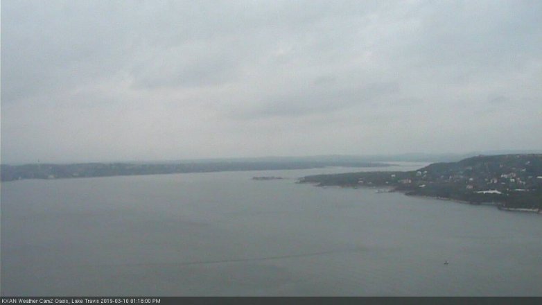 Lake Travis webcam, March 10, 2019 12:20 PM CT