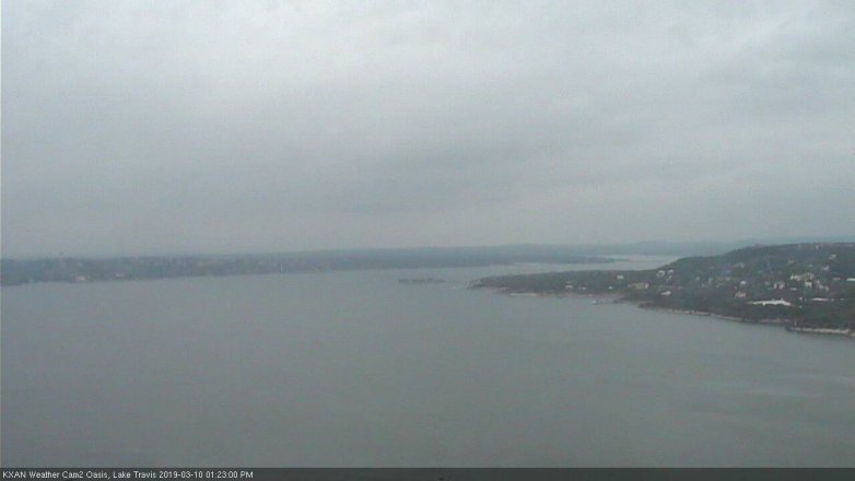 Lake Travis webcam, March 10, 2019 12:25 PM CT