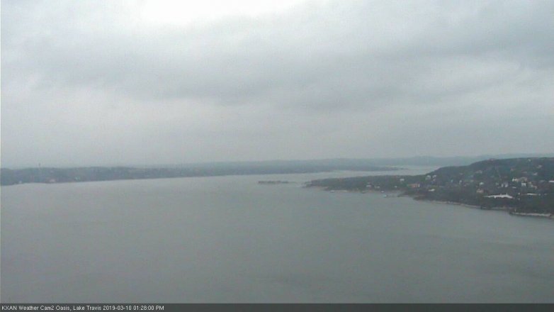 Lake Travis webcam, March 10, 2019 12:30 PM CT