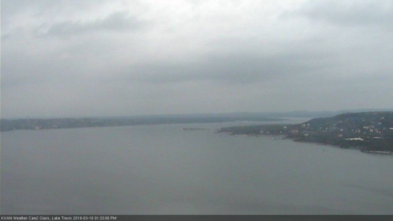 Lake Travis webcam, March 10, 2019 12:35 PM CT