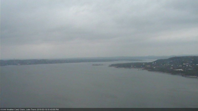 Lake Travis webcam, March 10, 2019 12:45 PM CT