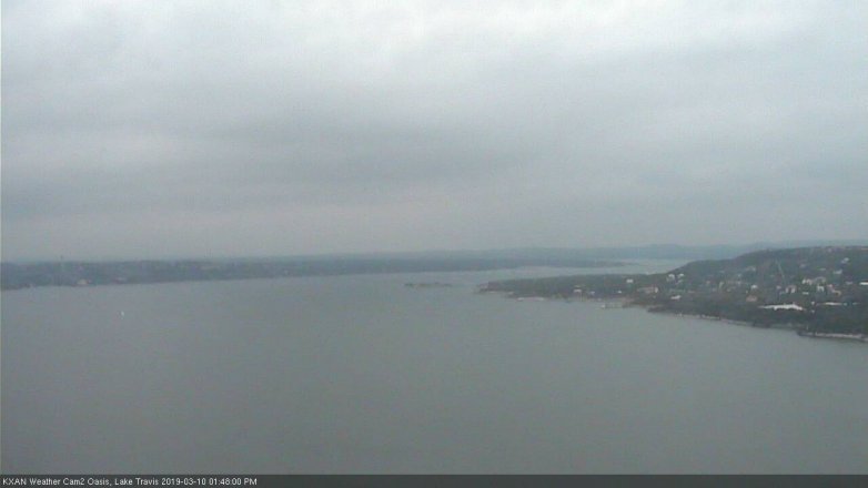 Lake Travis webcam, March 10, 2019 12:50 PM CT