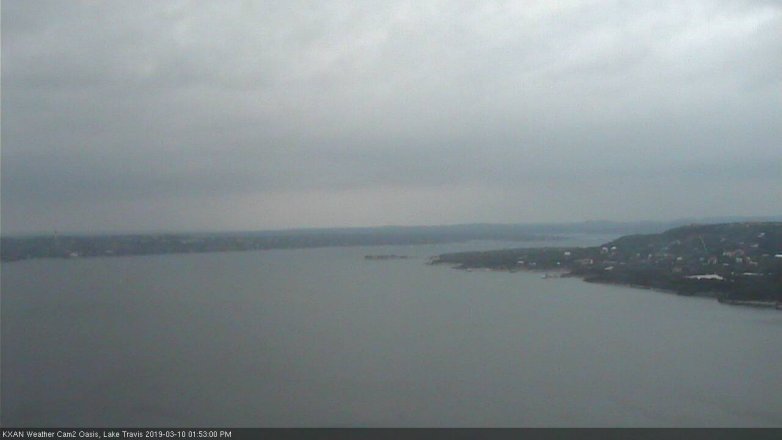 Lake Travis webcam, March 10, 2019 12:55 PM CT