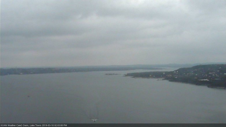 Lake Travis webcam, March 10, 2019 1:05 PM CT