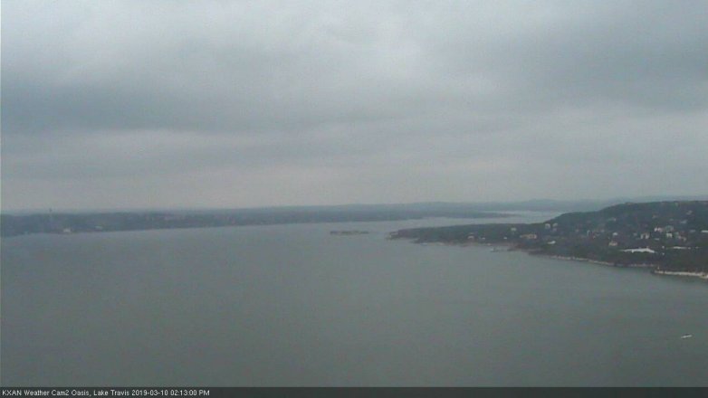 Lake Travis webcam, March 10, 2019 1:15 PM CT