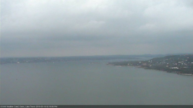 Lake Travis webcam, March 10, 2019 1:20 PM CT