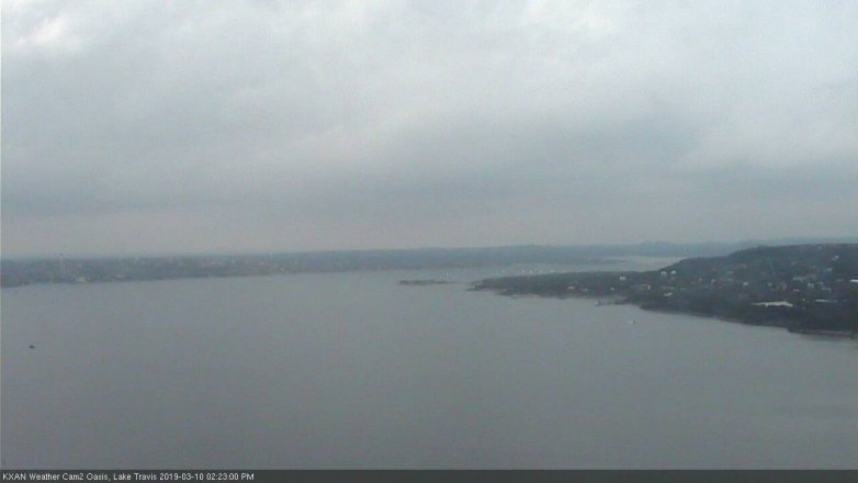 Lake Travis webcam, March 10, 2019 1:25 PM CT
