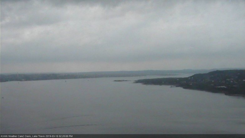 Lake Travis webcam, March 10, 2019 1:30 PM CT
