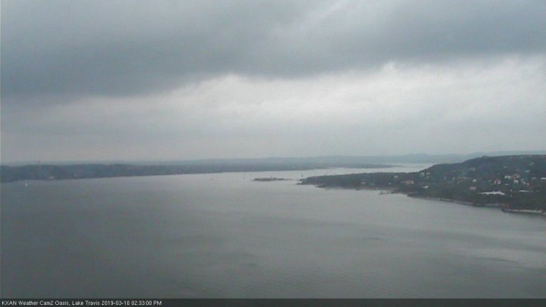 Lake Travis webcam, March 10, 2019 1:35 PM CT