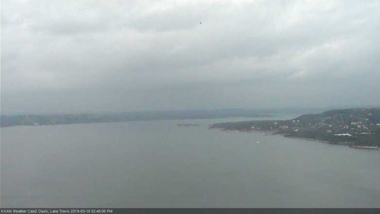 Lake Travis webcam, March 10, 2019 1:50 PM CT