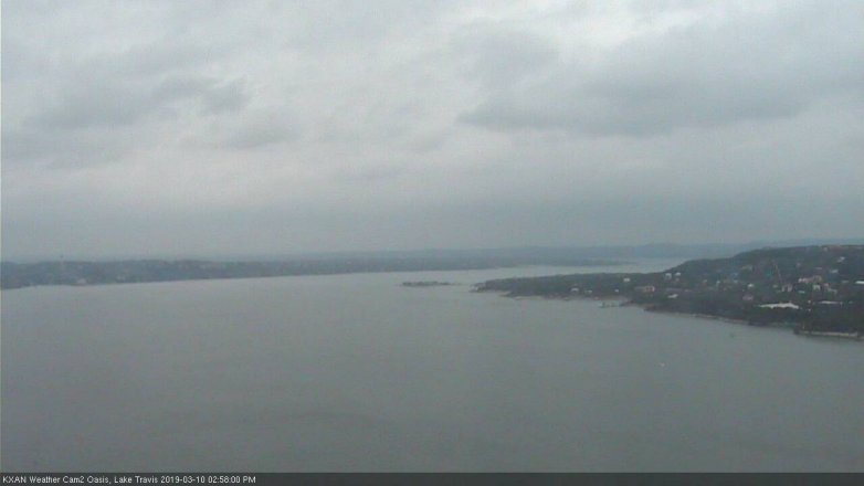 Lake Travis webcam, March 10, 2019 2:00 PM CT