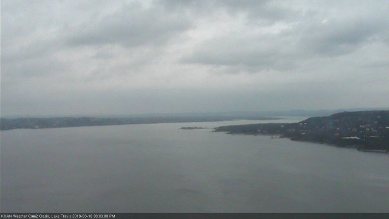 Lake Travis webcam, March 10, 2019 2:05 PM CT