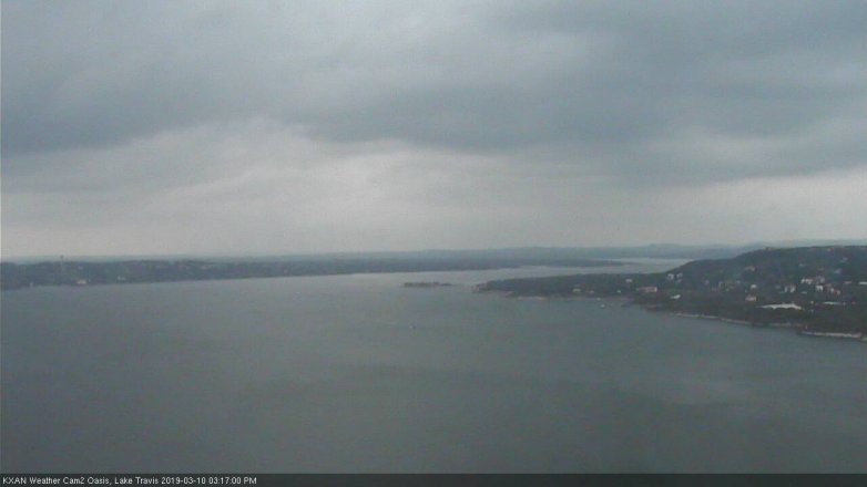 Lake Travis webcam, March 10, 2019 2:20 PM CT