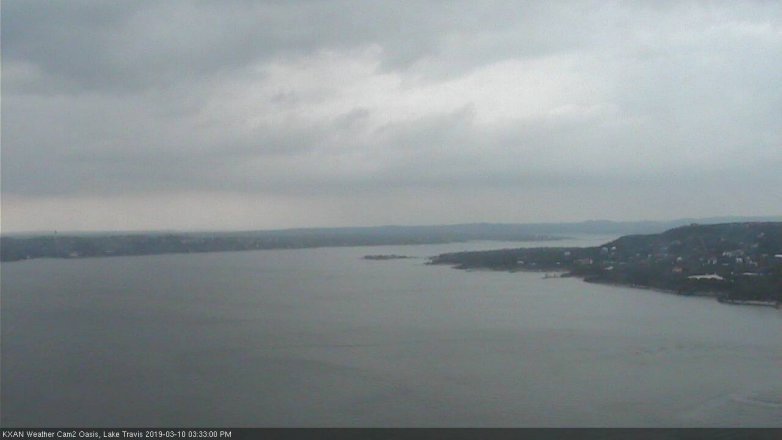 Lake Travis webcam, March 10, 2019 2:35 PM CT