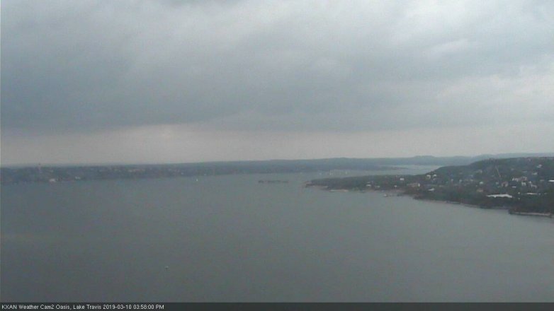 Lake Travis webcam, March 10, 2019 3:00 PM CT