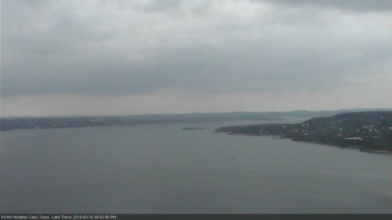 Lake Travis webcam, March 10, 2019 3:05 PM CT