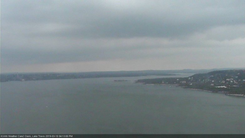 Lake Travis webcam, March 10, 2019 3:15 PM CT