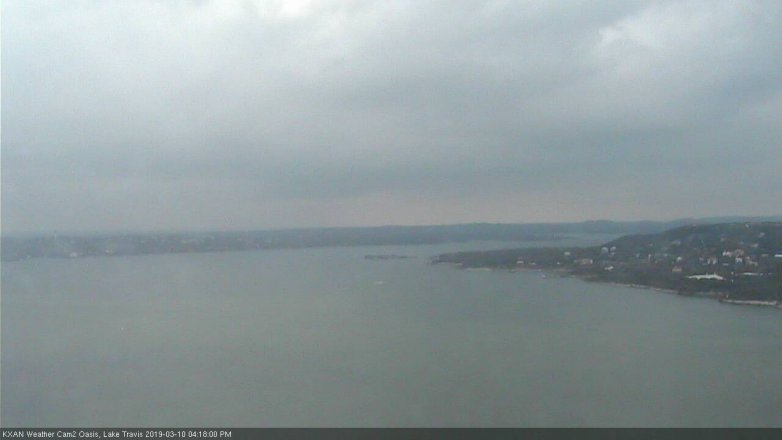 Lake Travis webcam, March 10, 2019 3:20 PM CT