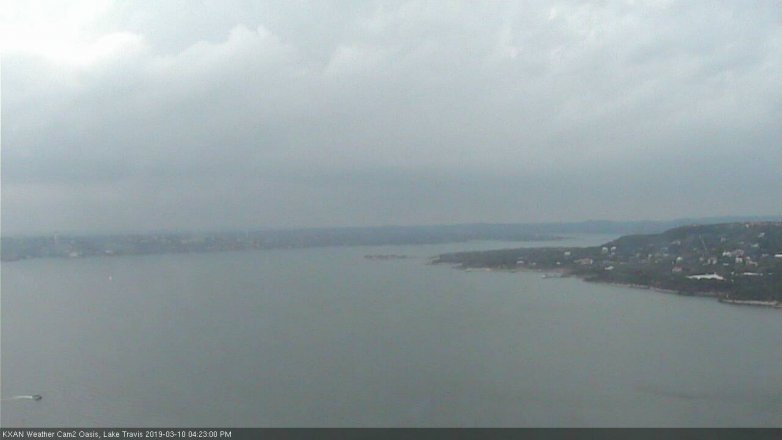 Lake Travis webcam, March 10, 2019 3:25 PM CT
