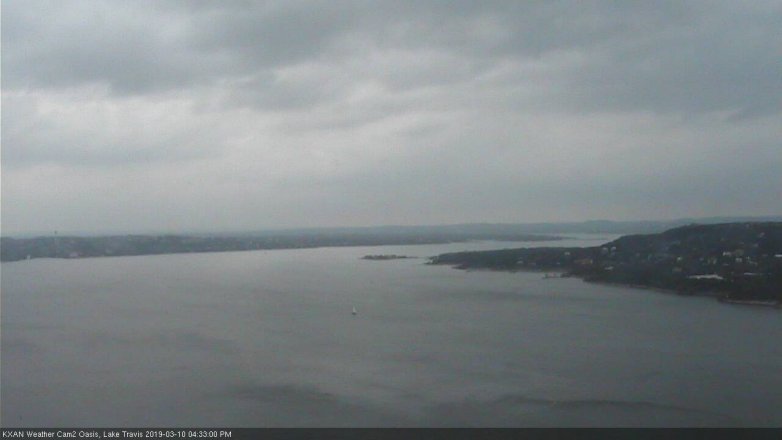 Lake Travis webcam, March 10, 2019 3:35 PM CT