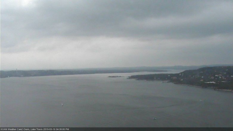 Lake Travis webcam, March 10, 2019 3:40 PM CT