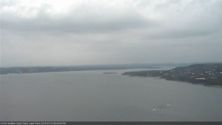 Lake Travis webcam, March 10, 2019 3:45 PM CT