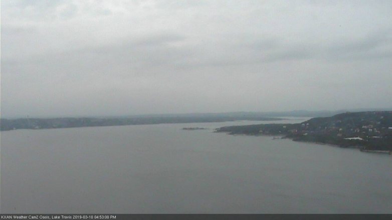 Lake Travis webcam, March 10, 2019 3:55 PM CT