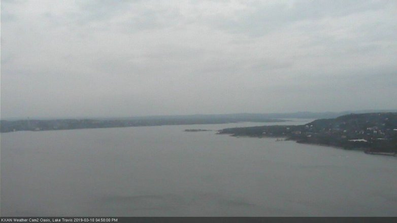 Lake Travis webcam, March 10, 2019 4:00 PM CT