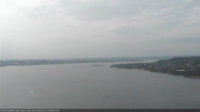 Lake Travis webcam, March 10, 2019 4:10 PM CT