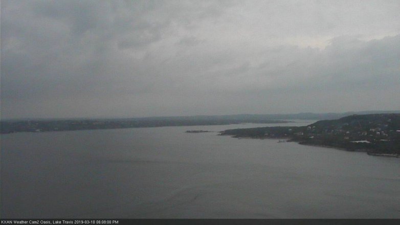 Lake Travis webcam, March 10, 2019 5:10 PM CT