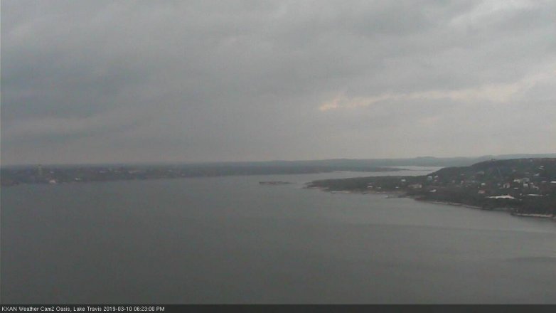 Lake Travis webcam, March 10, 2019 5:25 PM CT