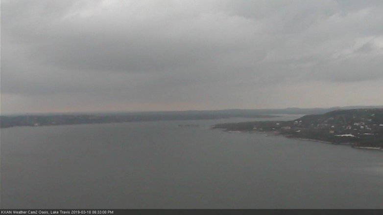 Lake Travis webcam, March 10, 2019 5:35 PM CT