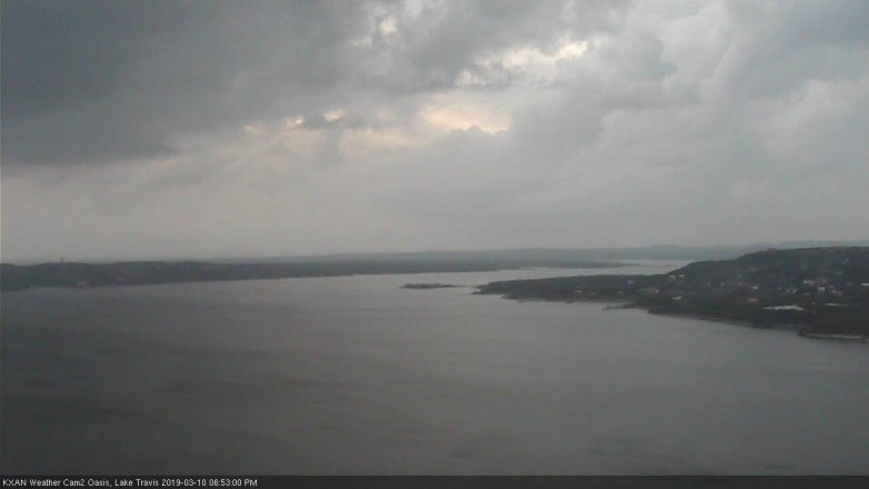 Lake Travis webcam, March 10, 2019 5:55 PM CT