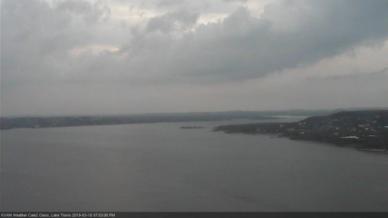 Lake Travis webcam, March 10, 2019 6:05 PM CT