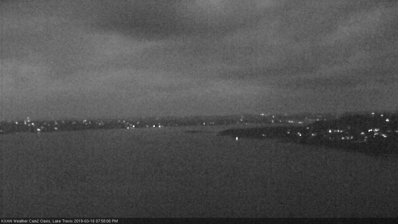 Lake Travis webcam, March 10, 2019 7:00 PM CT