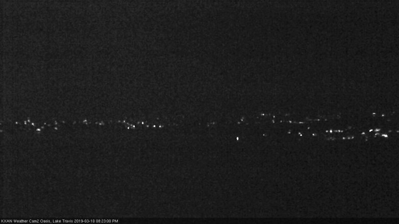Lake Travis webcam, March 10, 2019 7:25 PM CT