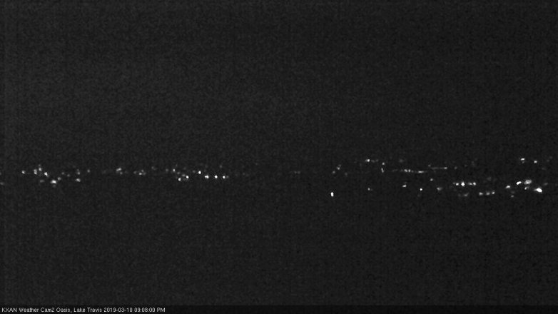 Lake Travis webcam, March 10, 2019 8:10 PM CT