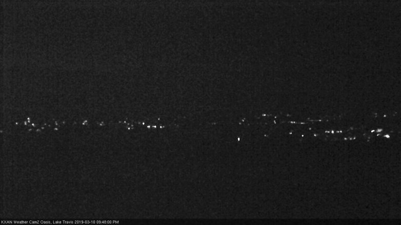 Lake Travis webcam, March 10, 2019 8:50 PM CT