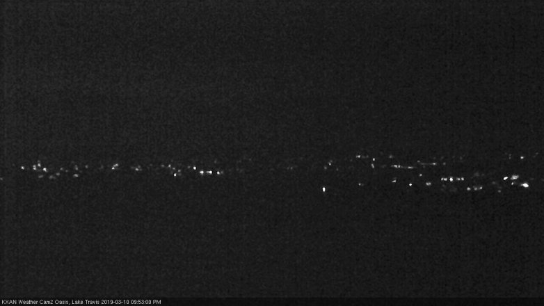 Lake Travis webcam, March 10, 2019 8:55 PM CT