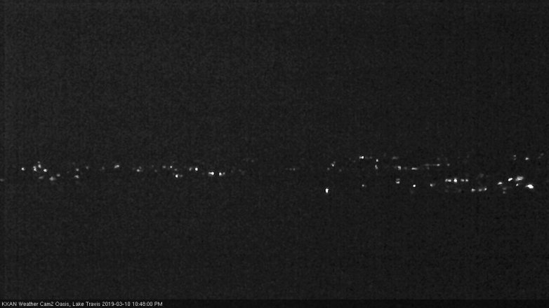 Lake Travis webcam, March 10, 2019 9:50 PM CT