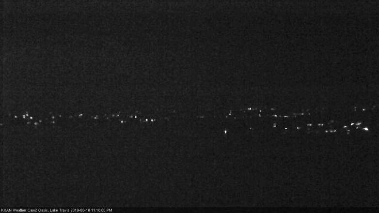 Lake Travis webcam, March 10, 2019 10:20 PM CT