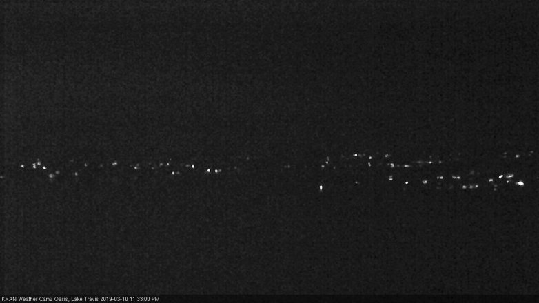 Lake Travis webcam, March 10, 2019 10:35 PM CT