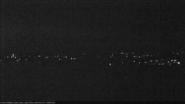 Lake Travis webcam, March 10, 2019 10:40 PM CT