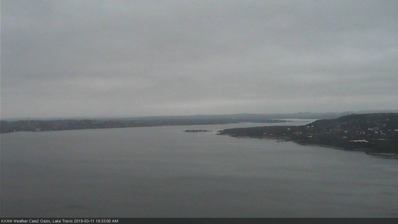 Lake Travis webcam, March 11, 2019 9:35 AM CT