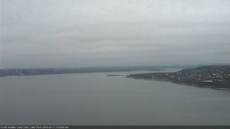 Lake Travis webcam, March 11, 2019 10:05 AM CT
