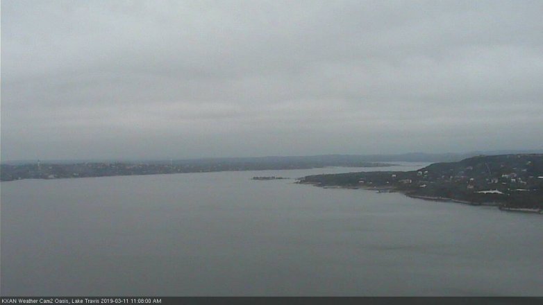 Lake Travis webcam, March 11, 2019 10:10 AM CT