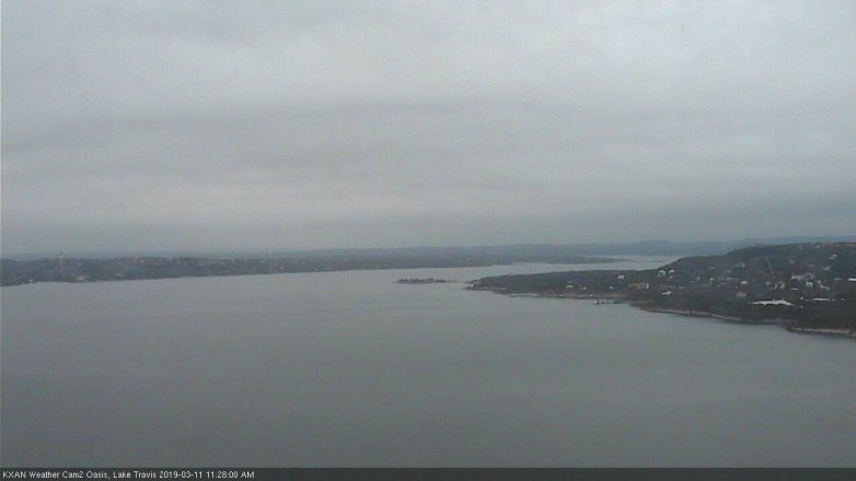Lake Travis webcam, March 11, 2019 10:30 AM CT