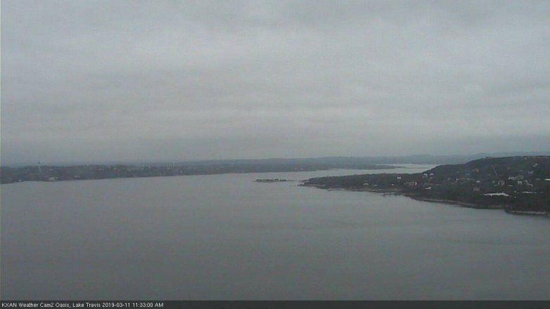 Lake Travis webcam, March 11, 2019 10:35 AM CT